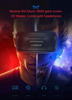 VR Glasses 3D Virtual Reality Headset Devices Helmet Lenses Goggles Smart For Smartphones Phone Cell Mobile Game Viar Viewer Set