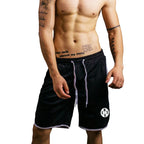 Summer Sports Shorts Breathable  Mesh Men's Drawstring Elastic Pants Running Training Pants Outdoor Fitness Jogging Straight