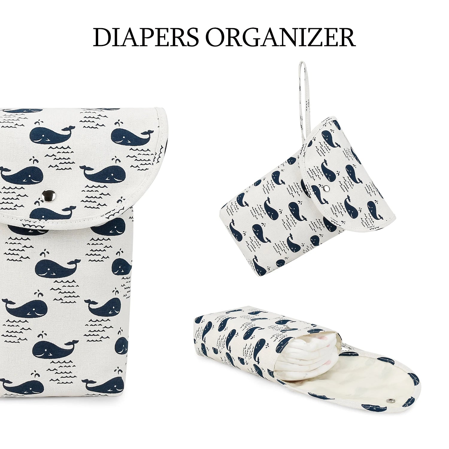 Baby Diaper Bag Reusable Mommy Diaper Storage Bag Baby