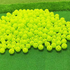 〔E〕10pcs Indoor golf ball golf practice balls golf light ball have hole Golf Traini〔Winter5〕
