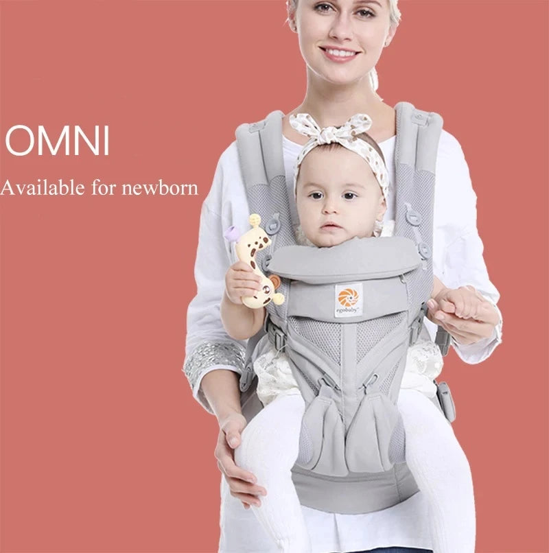 Egobaby Omni Baby Carrier Cotton Breathable Ergonomic Backpacks Holder Shoulder Waist Belt Sling Suspenders 360 Main image