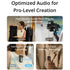 DJI Mic 2 Wireless Microphone with smart Noise Cancelling 32-bit Float Internal record Optimized Sound m Range