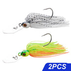 Spinner Bait 7g/9g/12g/14g/21g Fishing Lures Kit Set Pesca Chatter Weedless Metal Blade Rubber Jig Head Hook Wire Spinnerbait
