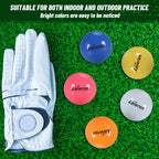 Kaiersn Colorful Park Golf Balls - 6cm/2.36in Durable Practice Balls for Outdoor Training, Kids & Adults (Multicolor Options)