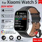 For Xiaomi Watch 5 Smart Watch Men HD AMOLED Screen Heart Rate Bluetooth Calling GPS Tracking Waterproof Sports SmartWatch Women