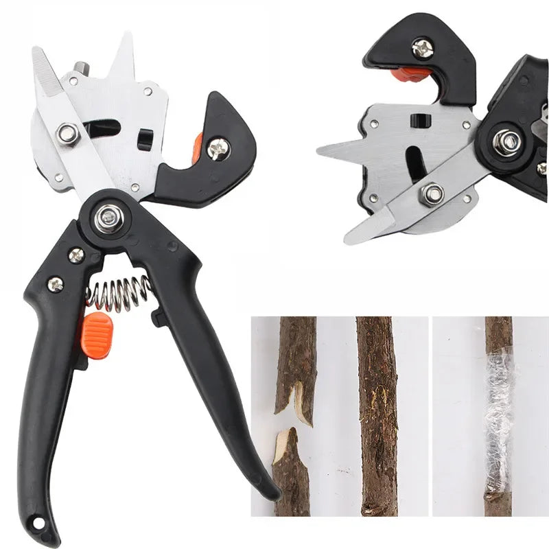 Multi-functional Garden Trimmer Pruning Seedlings Grafting Scissors Fruit Tree Grafting Machine Portable Gardening Tools