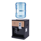 Water Dispenser, Water Cooler, Table Top Hot &Cold Temperature Control Fast Heating Cooling for 3.5/5/10/18.9L Bottles, 220V