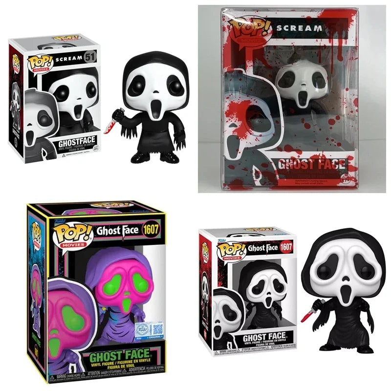 2026 FunKo Pop! Scream GhostFace #51 Blood Ghost Face #1607 Action Collection Model for Birthday Gift Toys