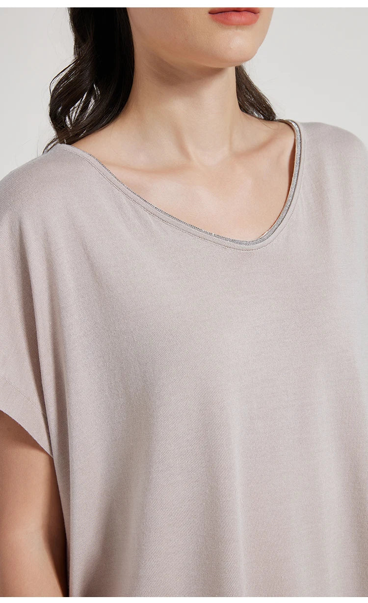 BC1095 Luxury Women's Clothing Silk Woolen Ladies Clothes loose Merino Wool Vest Sweaters For Woman