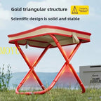 Portable Folding Fishing Chairs Lightweight Iron Alloy Frame Foldable Outdoor Camping Picnic Bench Handbag Compact Durable Stool