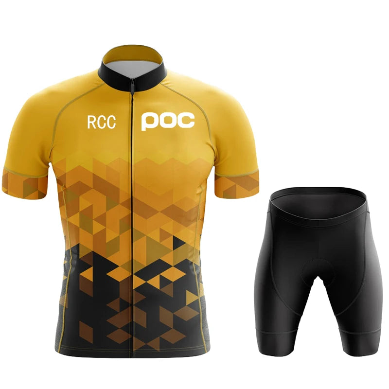 2025 Bike Shirts Summer Bicycle Clothing Men Road Bike Wear Racing Clothes Breathable Cycling Jersey Set Ropa Ciclismo Maillot
