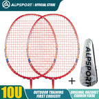 ALP GJ 10U Ultralight 52g T800 Bow And Arrow Badminton Racket Authentic Tensile Force 13kg Outdoor Sports Carbon Fiber Titanium