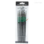 6/24/30Pcs Artist Paint Brush Set for Watercolor, Acrylic, Oil and All Media, Suitable for Canvas, Paper, Ceramic, Nylon Hair, W