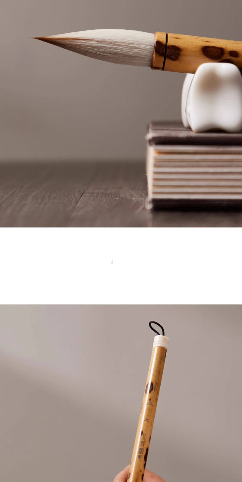 Weasel Woolen Multipple Hair Calligraphy Brush Medium Regular Script Practice Brush Professional Chinese Painting Pen Art Paint