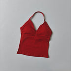 Longline Strappy Top Yoga Vest Woman Backless Tank Tops Sports Fitness Bras Running Workout Gym Halter