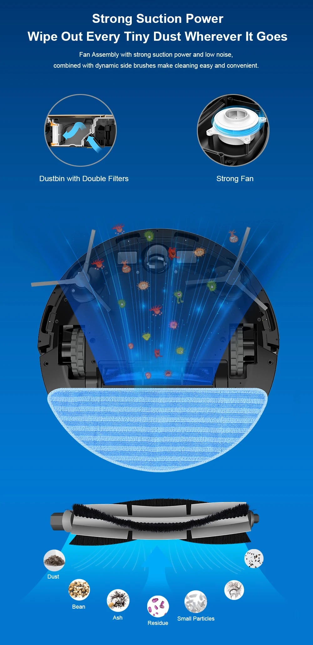 Liectroux / LILIN X6 Robot Vacuum Cleaner,Laser System,Wet Dry Mopping,6500Pa, Multi-Floor Map,Zone Cleaning,APP Restricted Area