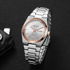 Luxury Men Business Watches Calendar Quartz Wristwatches For Mens Clock Reloj Hombre（Without Box）
