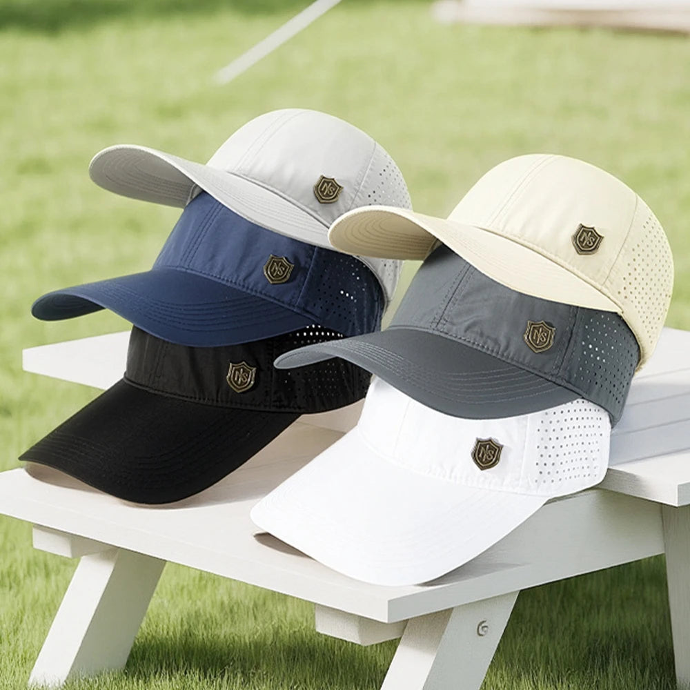 11cm Long Brim Fishing Sun Hats Dad Summer Outdoors Casual Sport Hat Women Camping Cap Big Head Men Large Oversize Baseball Cap