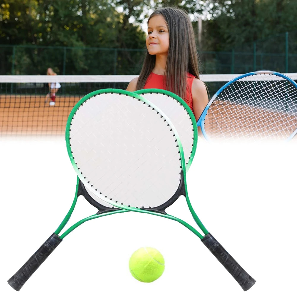 Kids Tennis Rackets with Tennis Ball Tennis Trainer for Children Beginners Light Weight Tennis Racquet