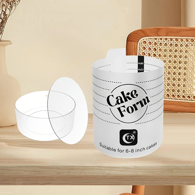 15/20/25cm Adjustable Round Cake Ring Mold Extendable With Scale Mousse Dessert Cake Cream Baking Kitchen Tools Cake Styling Kit
