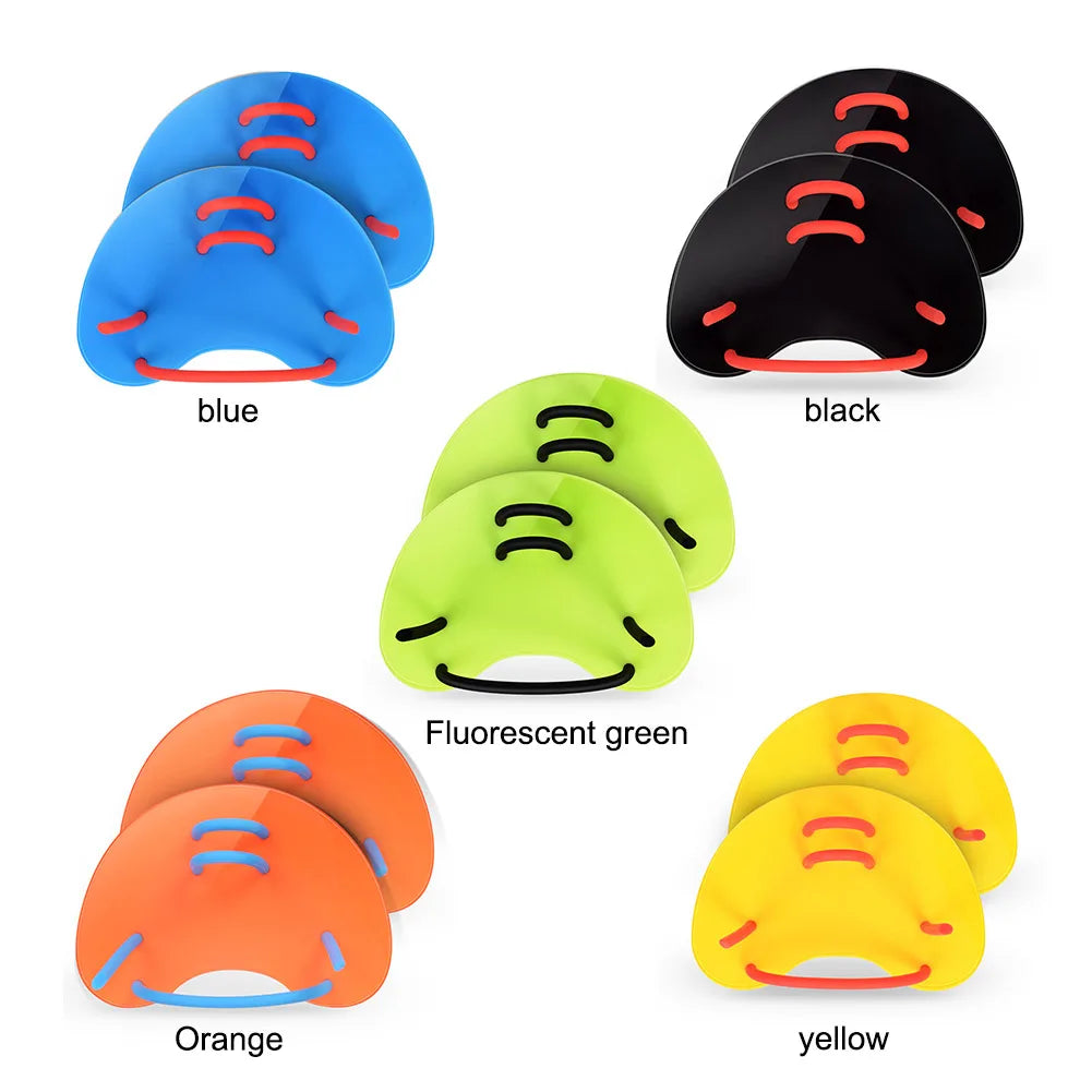 Silicone Swimming Correction Hand Fins Lightweight Water Sports Gloves Paddle Portable Adjustable Auxiliary Teaching Accessories