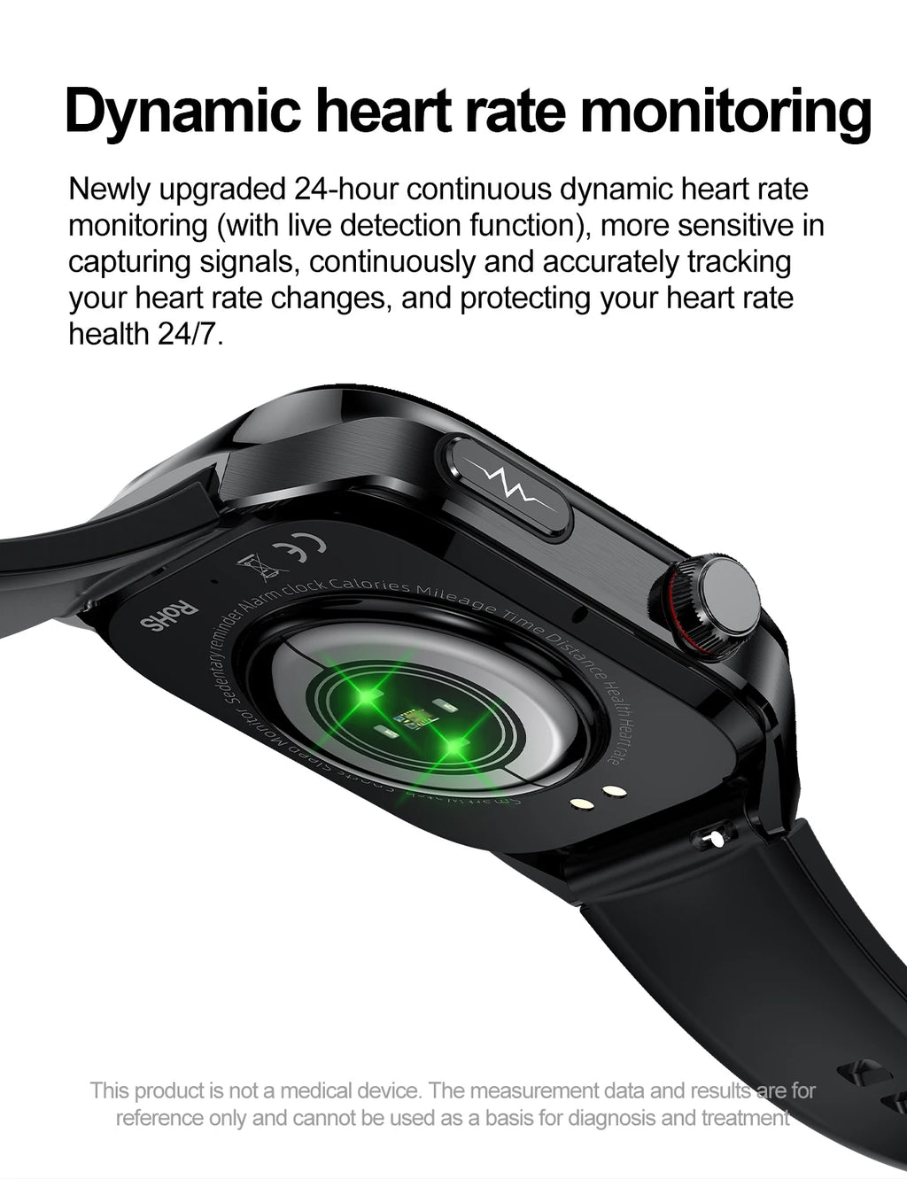 2026 New Nursing Grade Uric acid Blood lipids Smart Watch Men ECG+PPG Blood Pressure Heart Rate Bluetooth Call Health Smartwatch