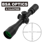 BSA Optics TMD 4-14X44 FFP Hunting Scope First Focal Plane Sight Tactical Glass Etched Reticle Optical Sights