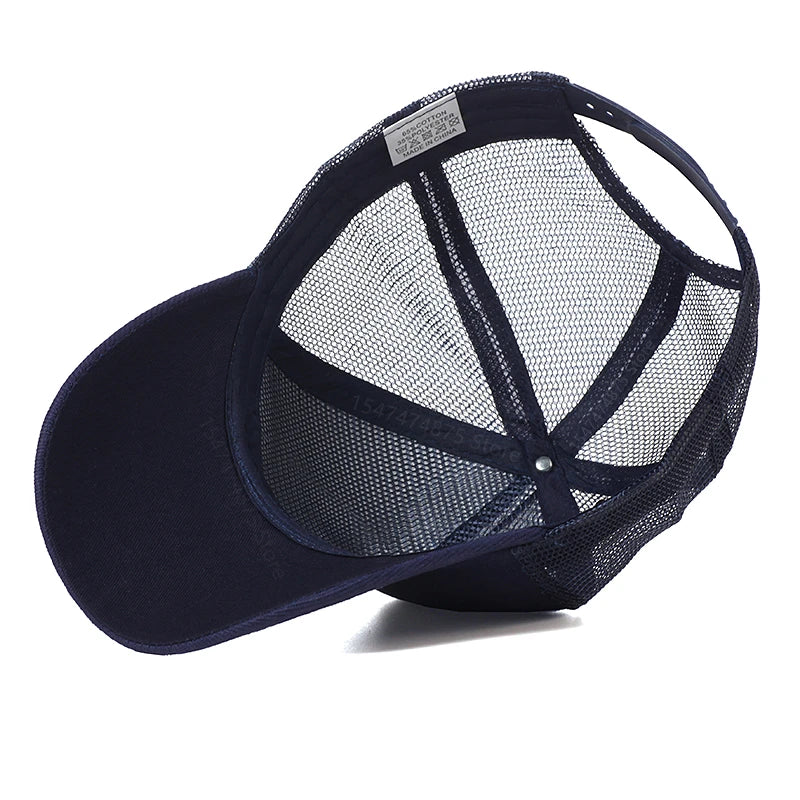 Fashion Fish Bone men Baseball Cap outdoors fishing Luya hat Summer Hunting and fishing Trucker hats visor Breathable caps