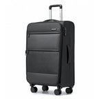British Traveller Cargo Case 53.5x40x21cm Lightweight hand luggage 4 Rolls TSA Lock Soft Luggage fabric