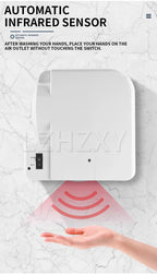 Hand dryer, fully automatic induction high-speed hand dryer, embedded in concealed wall cabinet, hand dryer combination cabinet