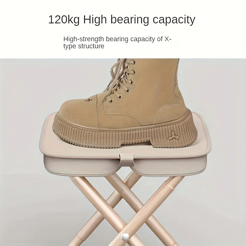 Portable Folding Fishing Chairs Lightweight Iron Alloy Frame Foldable Outdoor Camping Picnic Bench Handbag Compact Durable Stool
