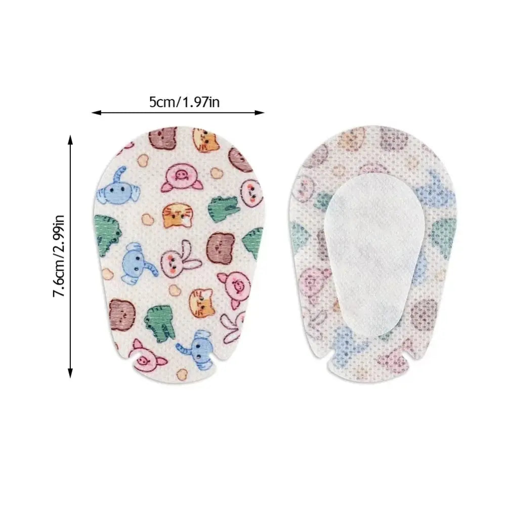 20Pcs Cartoon Pattern Kids Eye Patches Soft Skin-friendly Strabismus Treatment Patch Disposable Adhesive Vision Care Patch