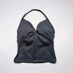 Gym Beautiful Open Back Bra Running Workout Impact Halter Longline Strappy Top Sports Yoga Vest Women's Fitness Tank Top