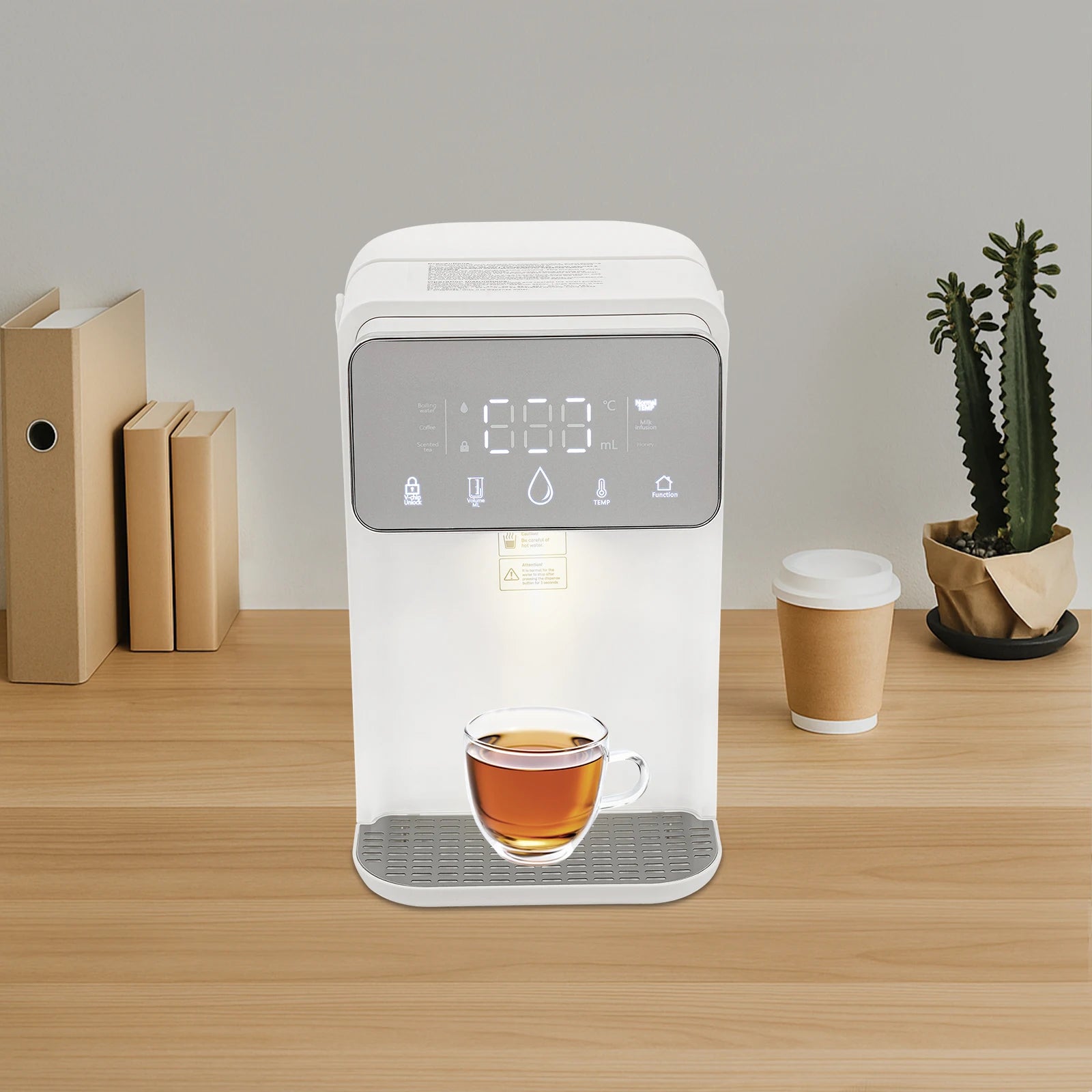 2000W Hot Water Instant Dispenser with Digital Screen, 0.77Gal Water Tank Temperature(77–210.2°F) Water Volume(5.28–17.6fl oz) Main image