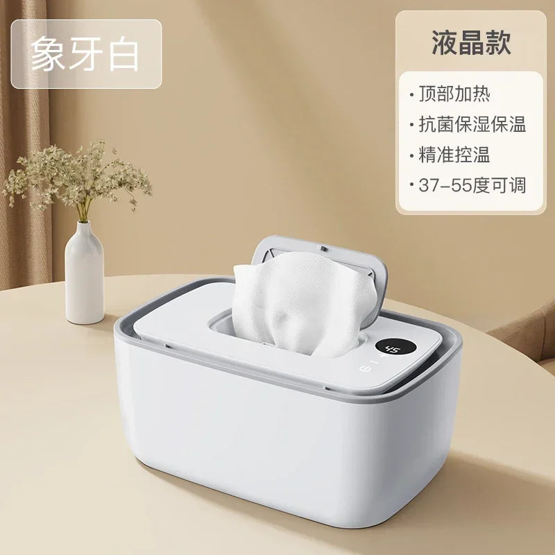 Baby wipes heater moisturizing constant temperature warm wet wipes machine portable baby wipes box warmer insulation