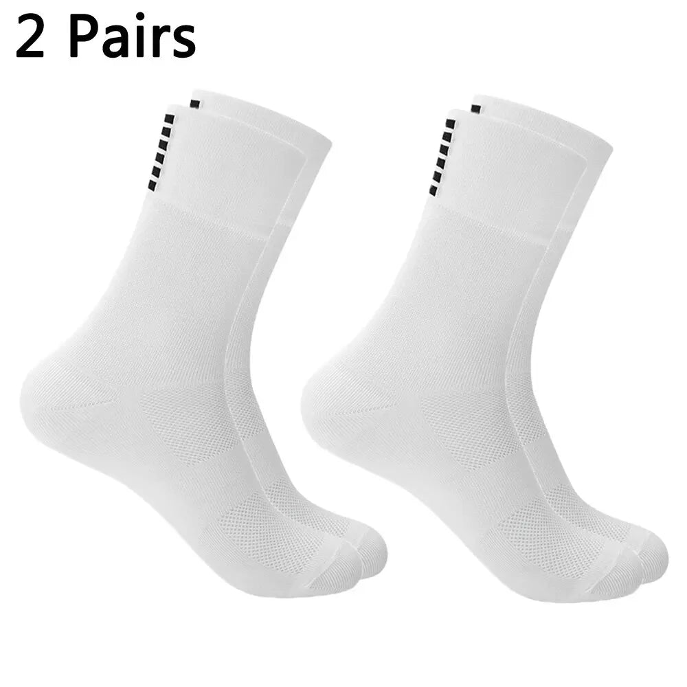 2 Pais High Quality Profession Team Men Women Cycling Socks Bike Socks Breathable Bicycle Socks Outdoor Sportswear Racing Socks Main image