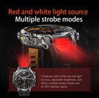 2026 New TANK Ultra 1400mAh Battery Military Smart Watch 10ATM Waterproof Heart Rate Tactical LED Flashlight Men Sports Bracelet