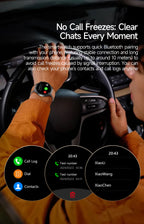 2026 New Micro Physical Examination Health SmartWatch Men ECG Uric Acid Lipids Blood Pressure BT Call Smartwatch For Android IOS