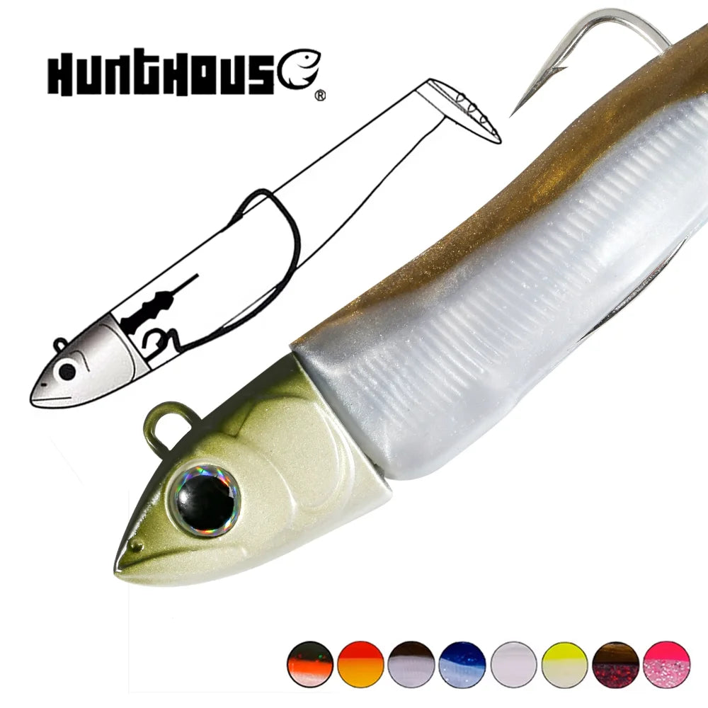 Hunthouse Barre T. Minnow 7g/12g/25g/40g/60g/90g/120g Easy Shiner Soft Fishing Lure Jig Bait Bass Pike Fishing Leurre Souple Main image