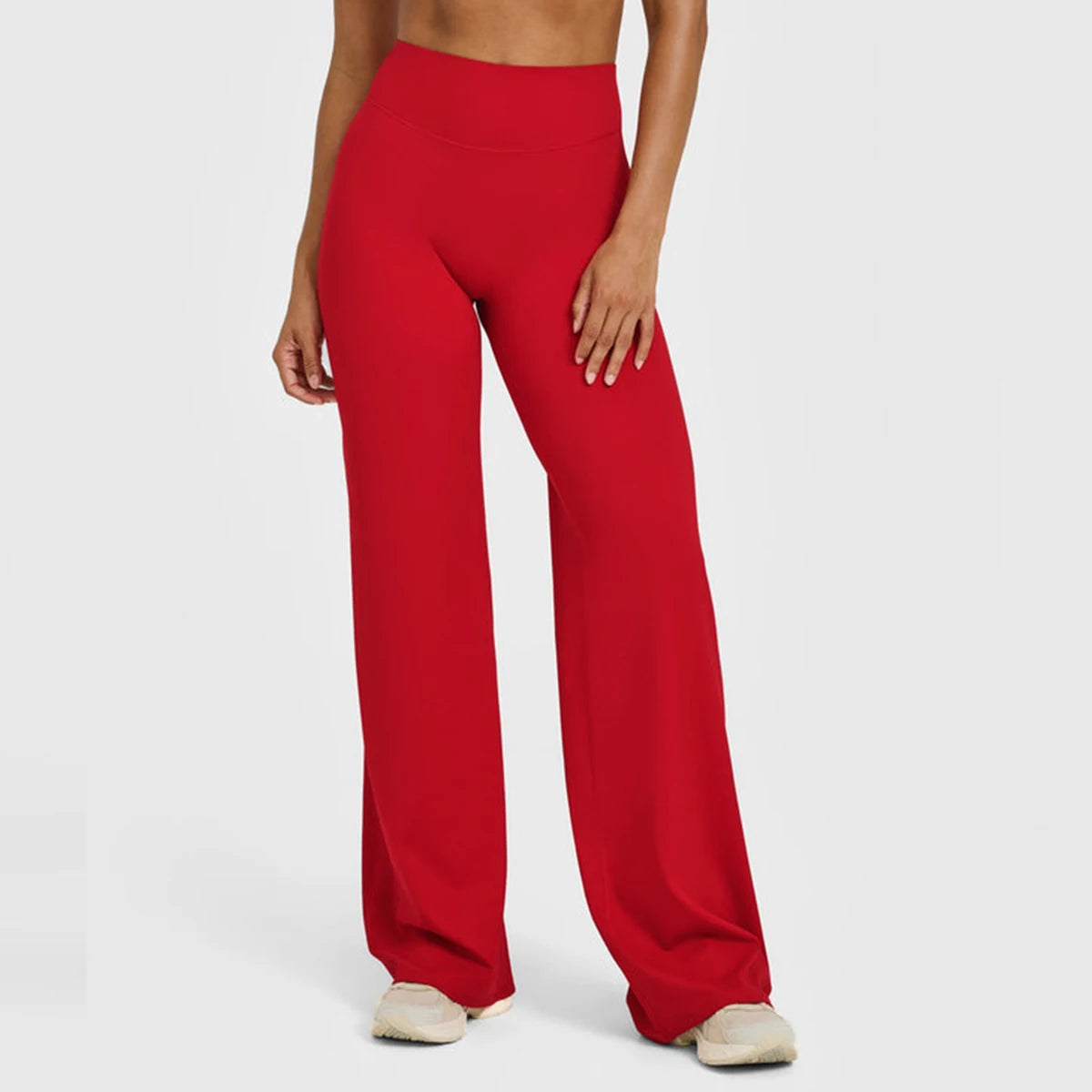 Flared Leggings Straight Leg Leggings Woman Wide-leg Pants Yoga Breathable Fitness Clothing Versatile Casual Pants