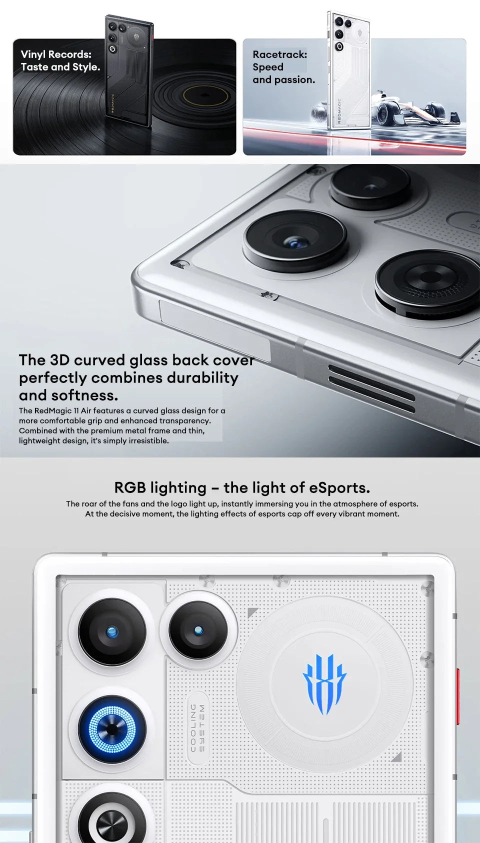 REDMAGIC 11 Air is equipped with a processor 8 Elite and RedCore R4, with a battery high capacity of 7,000 mAh, takes e