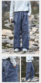 CHRLCK Men's Hiking Cargo Pants Waterproof Outdoor Quick Dry Lightweight Ripstop Women Camping Fishing Climbing Hunting Trousers