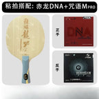 DHS Hurricane Long 5X Ma Long pro Table Tennis Blade with Inner Carbon Handle Offense Loop Ping Pong Blade Combo for Sports