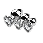 Metal Anal Plug for Women Men Couples Butt Plug Butt Toy Adult Game Masturbator Anal S/M/L Diamond Sex Toy for Adult Products