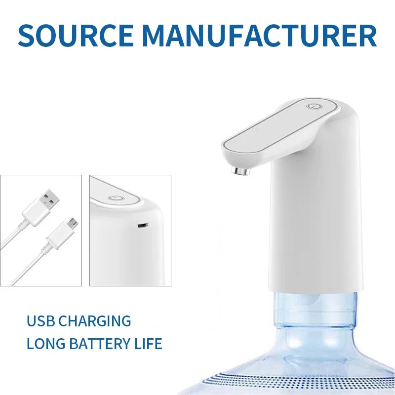 Water Dispenser automatic  Mini Barreled Water Electric Pump USB Charge Portable Water Dispenser Drink Dispenser Secondary image