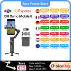 DJI OM8 Osmo Mobile 8 Smartphone Gimbal Stabilizer 3 Axis Mobile Phone Gimbal Original Brand New OM8