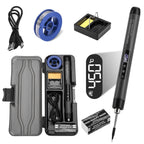 USB Soldering Iron Mini Small Soldering Iron Set Portable Household Type-C Interface 600mAh Battery Adjustable Temperature