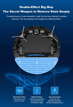 Liectroux / LILIN X6 Robot Vacuum Cleaner,Laser System,Wet Dry Mopping,6500Pa, Multi-Floor Map,Zone Cleaning,APP Restricted Area