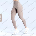 Women's High Waist Seamless Yoga Leggings Tummy Control Butt Lifting Workout Pants Soft Athletic Leggings for Gym Fitnes Running