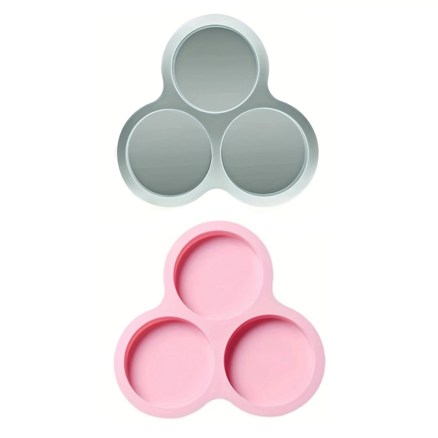 Cavity Air Fryer Egg Mold Silicone Mold for Air Fryer Round Shape Cupcake Nonstick Silicone Muffin Hamburger Pan DIY Cooking